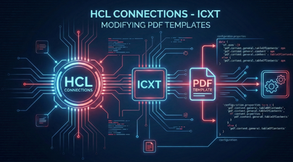HCL Connections - ICXT - PDF-Template Modifications