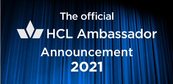I'm proud to be an HCL Ambassador for 2021!